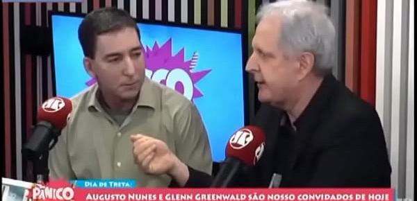  Old man fucks american journalist in radio studio in Brazil